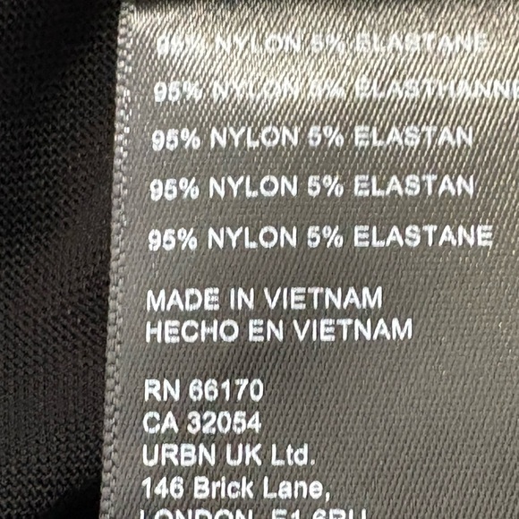 Free People Carmel Black and Red Floral Mesh Stretchy Maxi Dress. Ruched Side. L - Picture 16 of 16